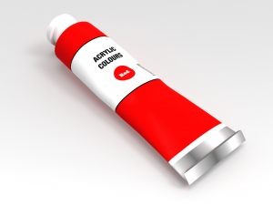 Paint Tube 3D Model
