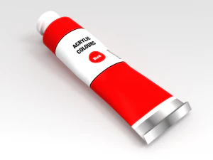 Paint Tube 3D Model