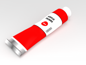 Paint Tube 3D Model
