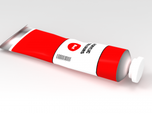 Paint Tube 3D Model