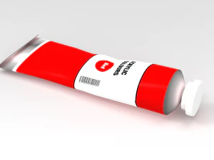 Paint Tube 3D Model