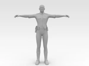 Polis Polisi 3D Model