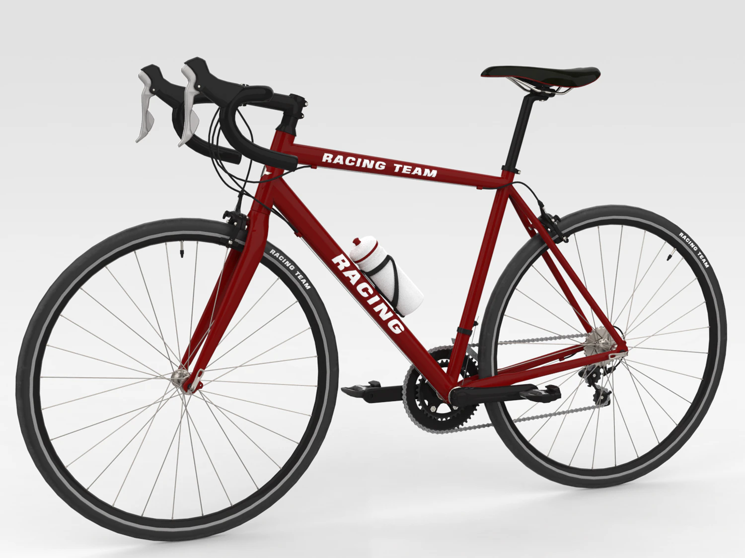 Bicicletta da corsa Modello 3D .c4d .max .obj .3ds .fbx .stl .blend 