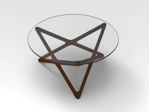 Glass Table 3D Model