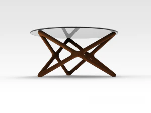Glass Table 3D Model