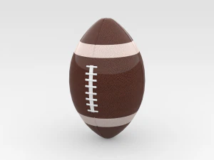 Rugby Ball 3D Model
