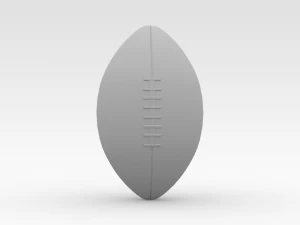Rugby Ball 3D Model