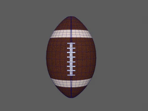 Rugby Ball 3D Model