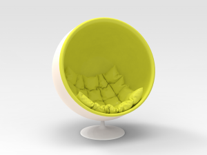 Shell Chair 3Dモデル