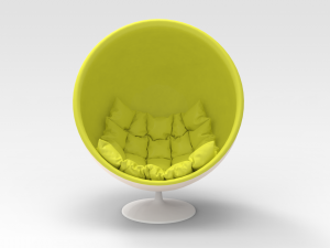 Shell Chair 3D Model