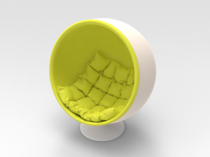 Shell Chair 3D Model