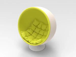 Shell-stoel 3D Model