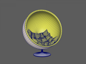 Shell Chair 3D Model