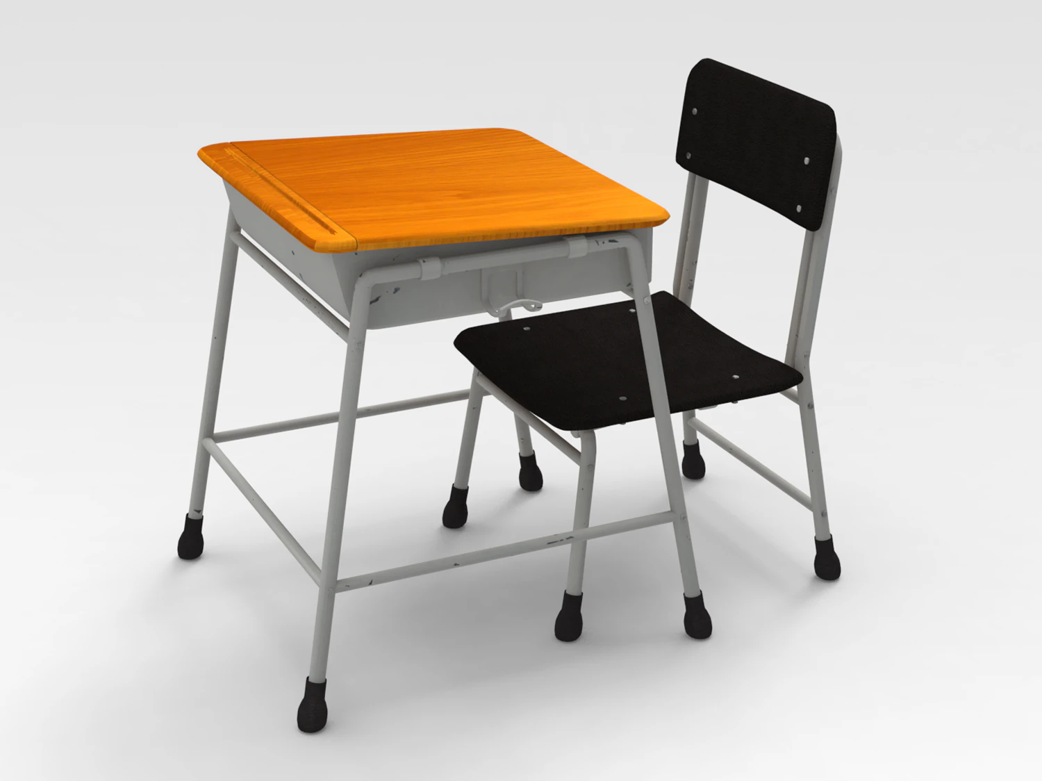 Smart Desk 3D Model .c4d .max .obj .3ds .fbx .stl .blend 