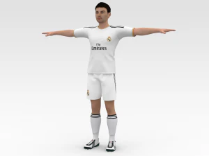Soccer Player Realmadrid 3D Model