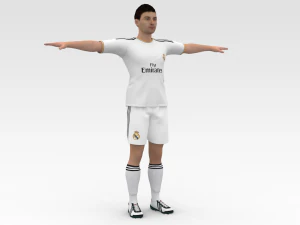 Soccer Player Realmadrid 3D Model
