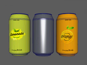 Lata de refrigerante Modelo 3D
