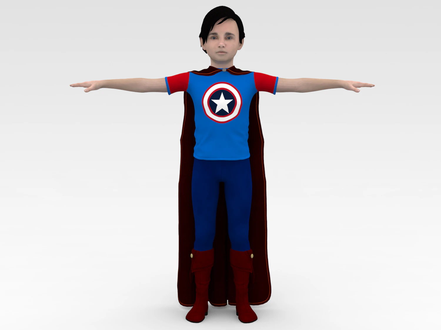 Super Garoto Modelo 3D .c4d .max .obj .3ds .fbx .stl .blend 