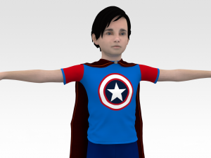 Super Boy 3D Model