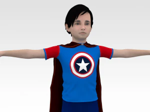 Super Garoto Modelo 3D