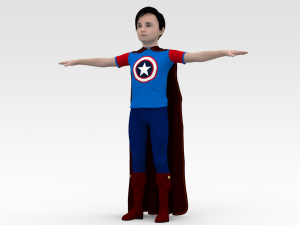 Super Boy 3D Model