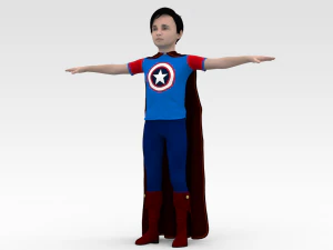 Super Garoto Modelo 3D