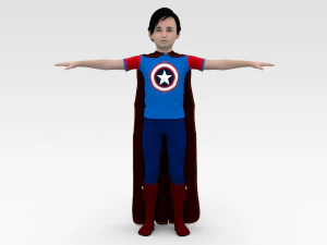 Super Garoto Modelo 3D