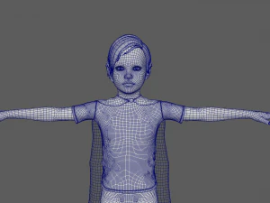 Super Garoto Modelo 3D