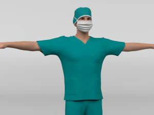 Cirujano Modelo 3D