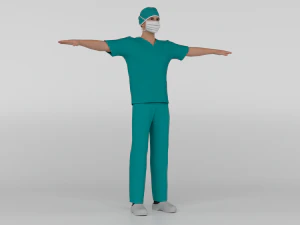 Cirujano Modelo 3D