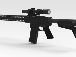 Fucile tattico Modello 3D