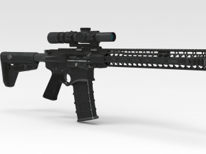 Tactical Rifle 3D 모델
