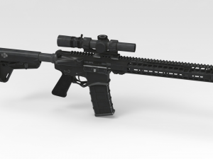 Tactical Rifle 3D 모델