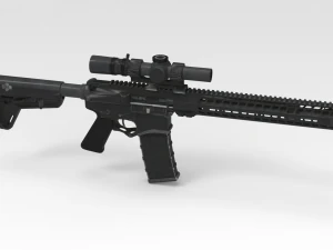 Fucile tattico Modello 3D