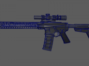 Tactical Rifle 3D 모델