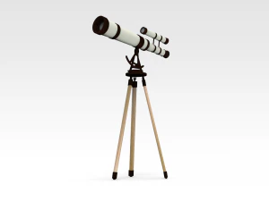 Teleskop 3D Modell