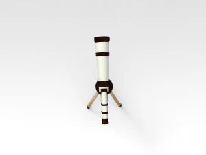 Teleskop 3D Modell