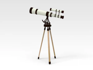 Teleskop 3D Modell