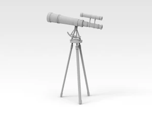 Teleskop 3D Modell