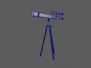 Telescope Modello 3D