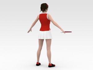 Tennis Player Modèle 3D
