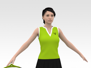 Tennis Player Modelo 3D