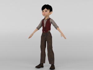 Toon Boy Modello 3D