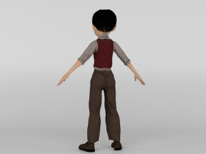 Toon Boy Modello 3D