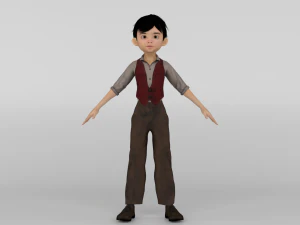 Toon Boy 3D Model