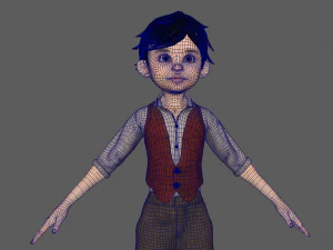 Toon Boy 3D Model
