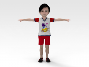 Toon boy Modelo 3D