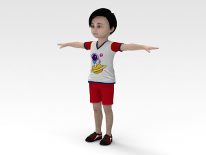 Toon boy Modelo 3D