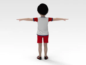 Toon boy 3D Model