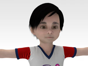 Toon boy 3D Model